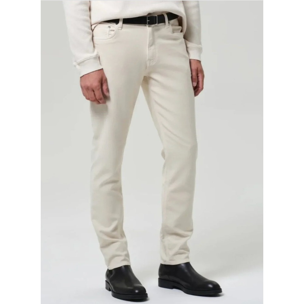 CITIZENS OF HUMANITY Adler Tapered Classic Ecru Pants Men's Size 35 NWT Classic
